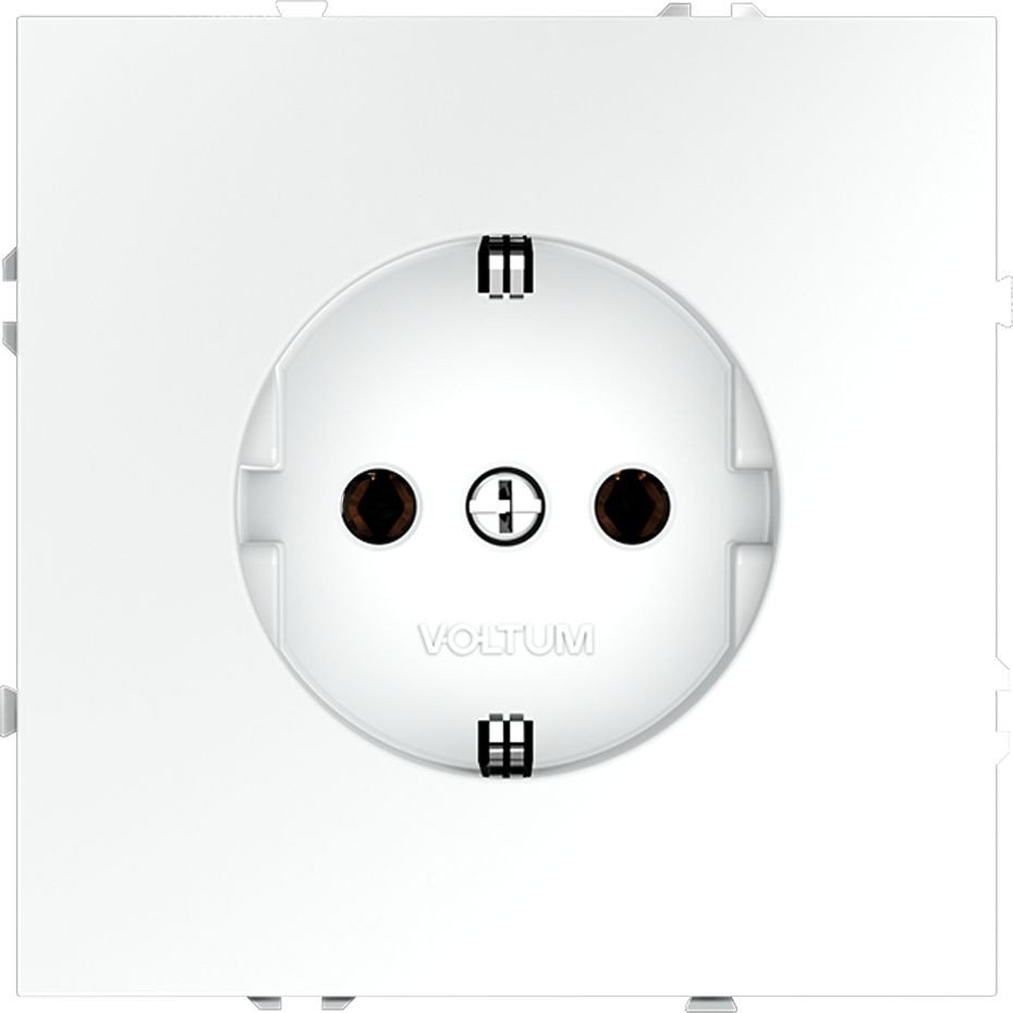 Розетка Voltum S70 VLS040102 (белый матовый)