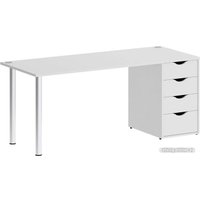 Стол Riva Home Office VR.SP-3-178.4 Silver (белый) в Лиде