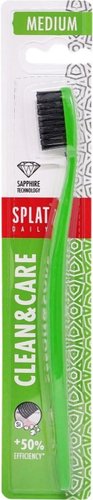 Зубная щетка SPLAT Daily Clean&Care Medium (цвет в ассортименте)