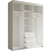 Шкаф-купе Евва Престиж без зеркал ПР-4D2Z3S (бодега белый)