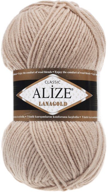 Пряжа для вязания Alize Lanagold 05 (240 м, бежевый)