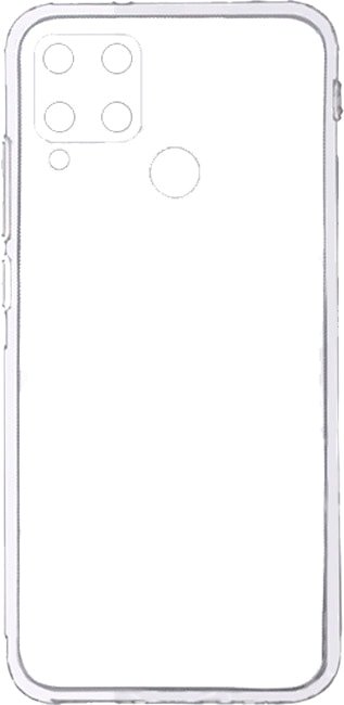 

Чехол для телефона KST для Realme C15 (прозрачный)