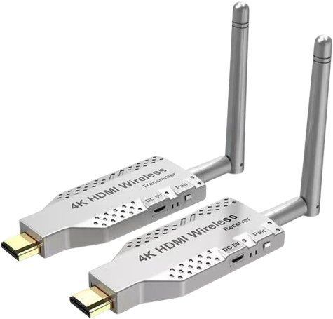 

Усилитель сигнала USBTOP HDMI по Wi-Fi до 50 метров, активный, UltraHD 4K (1 приемник, 1 передатчик)