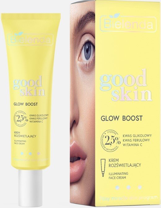 

Bielenda Крем для лица Good Skin Glow Boost с гликолевой кислотой витамином С (50 мл)