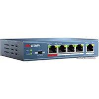 Неуправляемый коммутатор Hikvision DS-3E0105P-E