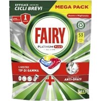 Капсулы для посудомоечной машины Fairy Platinum Plus Все в 1 Лимон (53 шт)