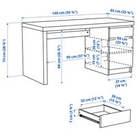 Стол Ikea Malm 60214159