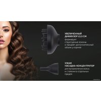 Фен Polaris PHD 2600ACi Salon Hair (серый)