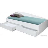 Кровать-тахта Олмеко Фея-3 190x80 (асимметричная, белый)