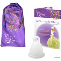 Менструальная чаша Me Luna Sport Shorty M кольцо (прозрачный)