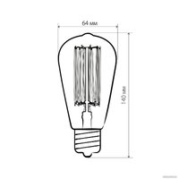 Лампочка Elektrostandard ST64 E27 60 Вт a034964