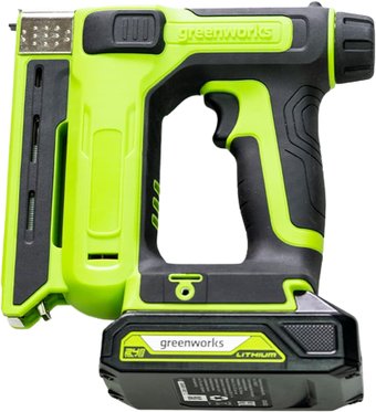 Степлер Greenworks G24CS1K4 3400107UB (с 1-им АКБ 4 Ач)