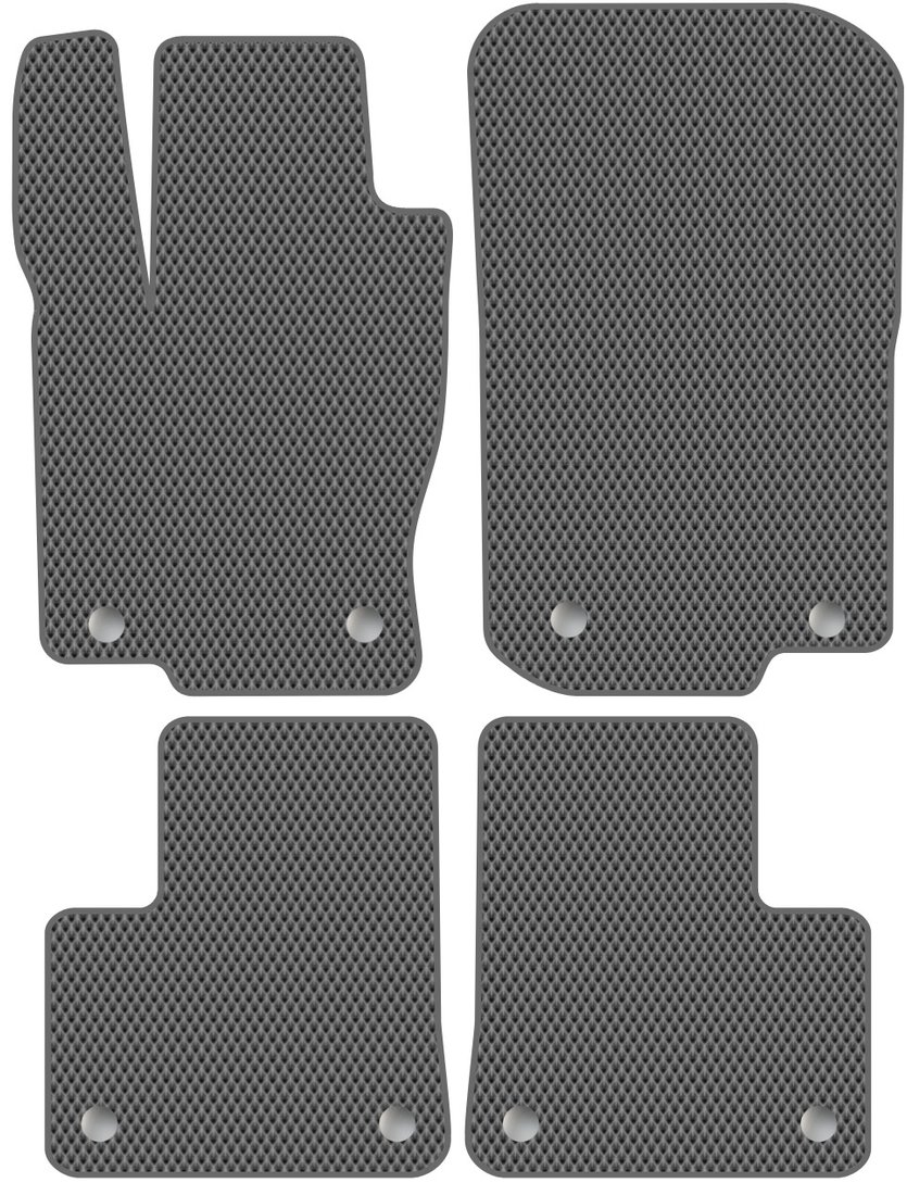 

Комплект ковриков для авто Alicosta Mercedes-Benz M-Class III (suv / W166) 2011 - 2015 (серый, ромб)