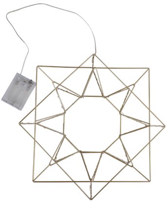 Подвеска AksHome Тип 5 Солнце 35.5х5х35см 26LED 3АА