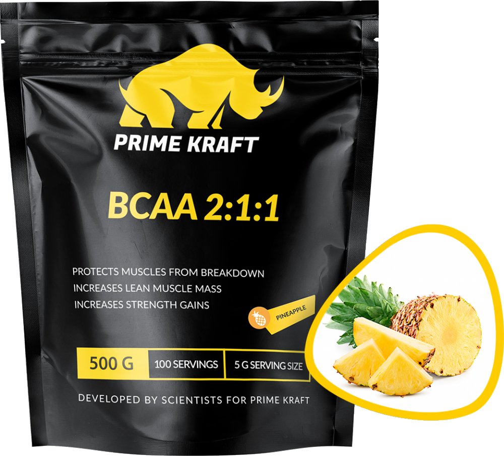 

BCAA Prime Kraft BCAA 2:1:1 (500г, ананас)