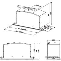 Кухонная вытяжка Smeg KICGR52X