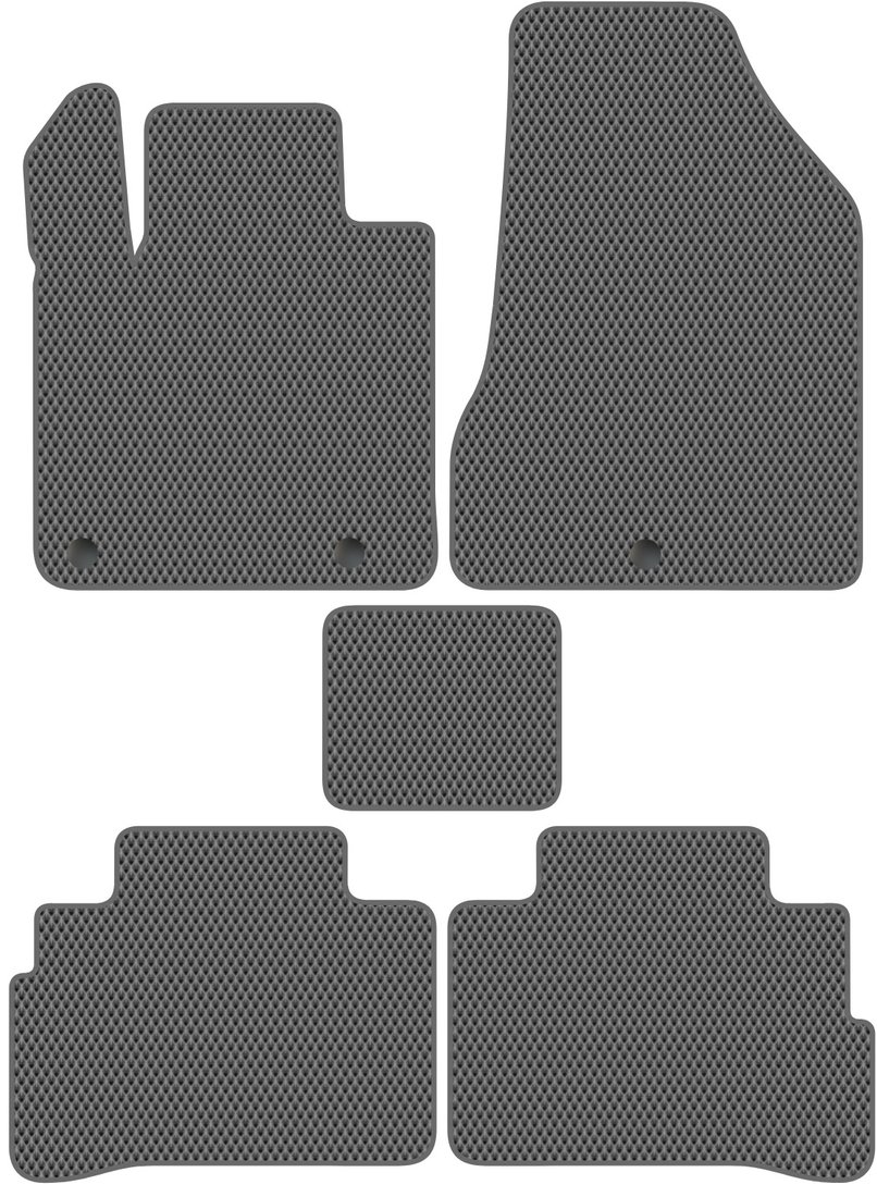 

Комплект ковриков для авто Alicosta Nissan Murano III (suv / Z52) 2016 - Н.В. (серый, ромб)