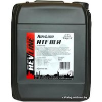 Трансмиссионное масло Revline Automatic Semisynthetic ATF IIIH 20л