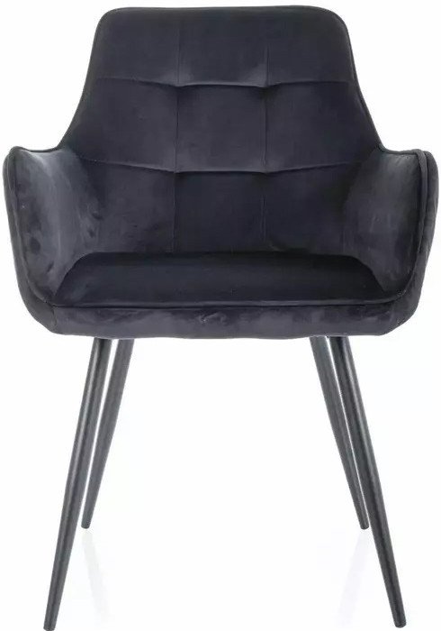 

Стул с подлокотниками Signal Lemon Velvet 19 (черный)