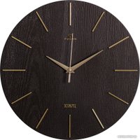 Настенные часы Рубин Классика 3020-001 (коричневый/золотистый)