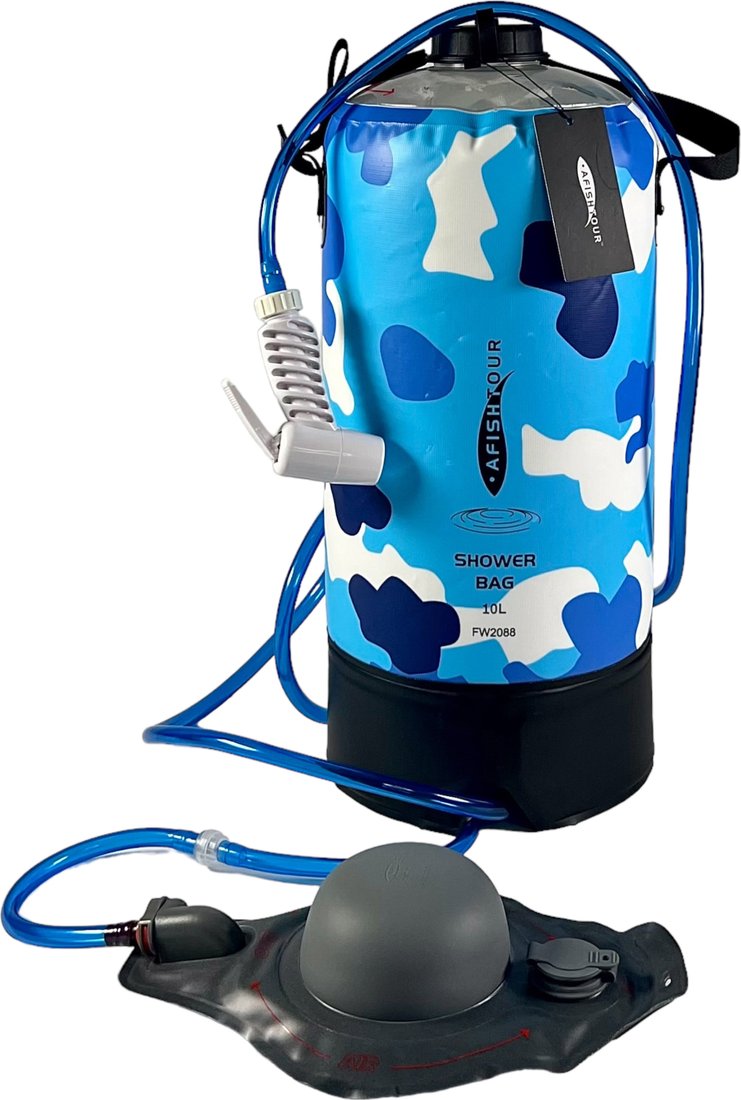 

Душ походный AfishTour 10L Camp Shower Bag PVC 500D 516171 (синий)