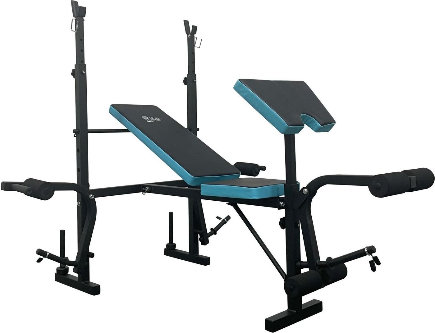 Скамья для жима штанги Atlas Sport 1070 (черный/синий)