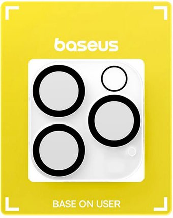 Защитное стекло Baseus Crystal Series HD Full-Frame Lens Protector для iPhone 16 Pro/16 Pro Max