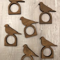 Набор различных предметов ОМурМебель Птичка (6шт, серый)