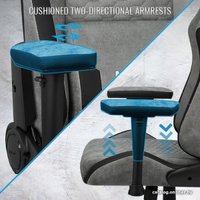 Игровое (геймерское) кресло AeroCool Crown AeroSuede (бордово-красный)