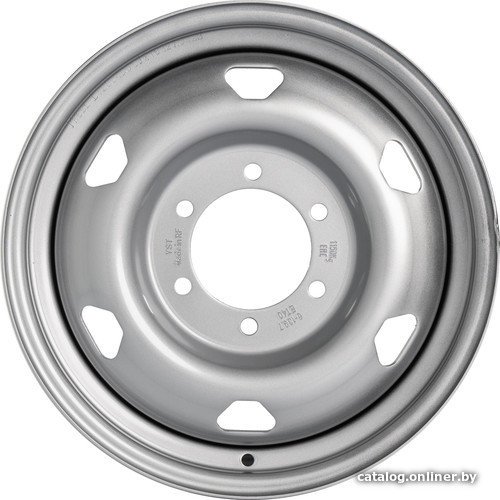 Штампованные диски TREBL LT2884D 16x6.5" 6x139.7мм DIA 109мм ET 40мм Silver