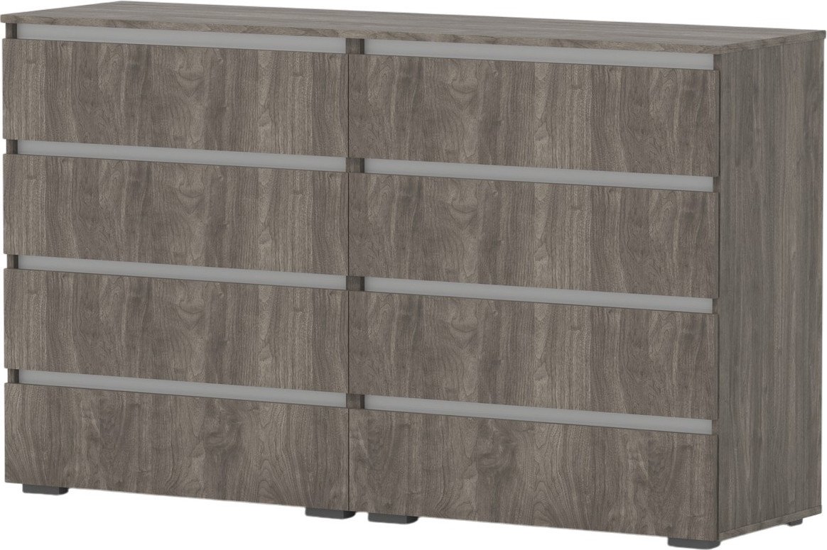 

Комод Кортекс-мебель Бари 160 8ш (орех элия/орех элия/белый)