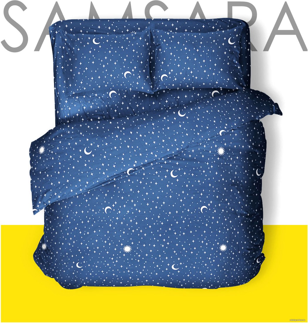 2-спальный комплект постельного белья Samsara Night Stars 200-17 175x215 (2-спальный)