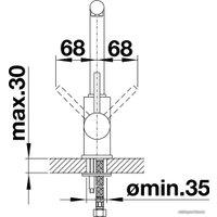 Смеситель Blanco Mila 526778 (черный матовый)