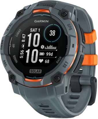 Garmin Instinct 3 Solar 45 мм (серый)