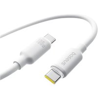 Кабель Baseus Foamed Silicone Fast Charging 100W USB Type-С - USB Type-С (1 м, белый)