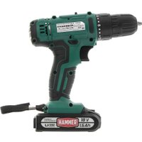 Дрель-шуруповерт Hammer ACD18A (с 2-мя АКБ, кейс)