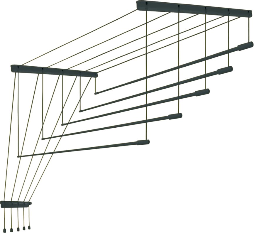 

Сушилка для белья Comfort Alumin Потолочная Алюминиевая Graphite Premium 5 прутьев 1.4 м (графитовый)