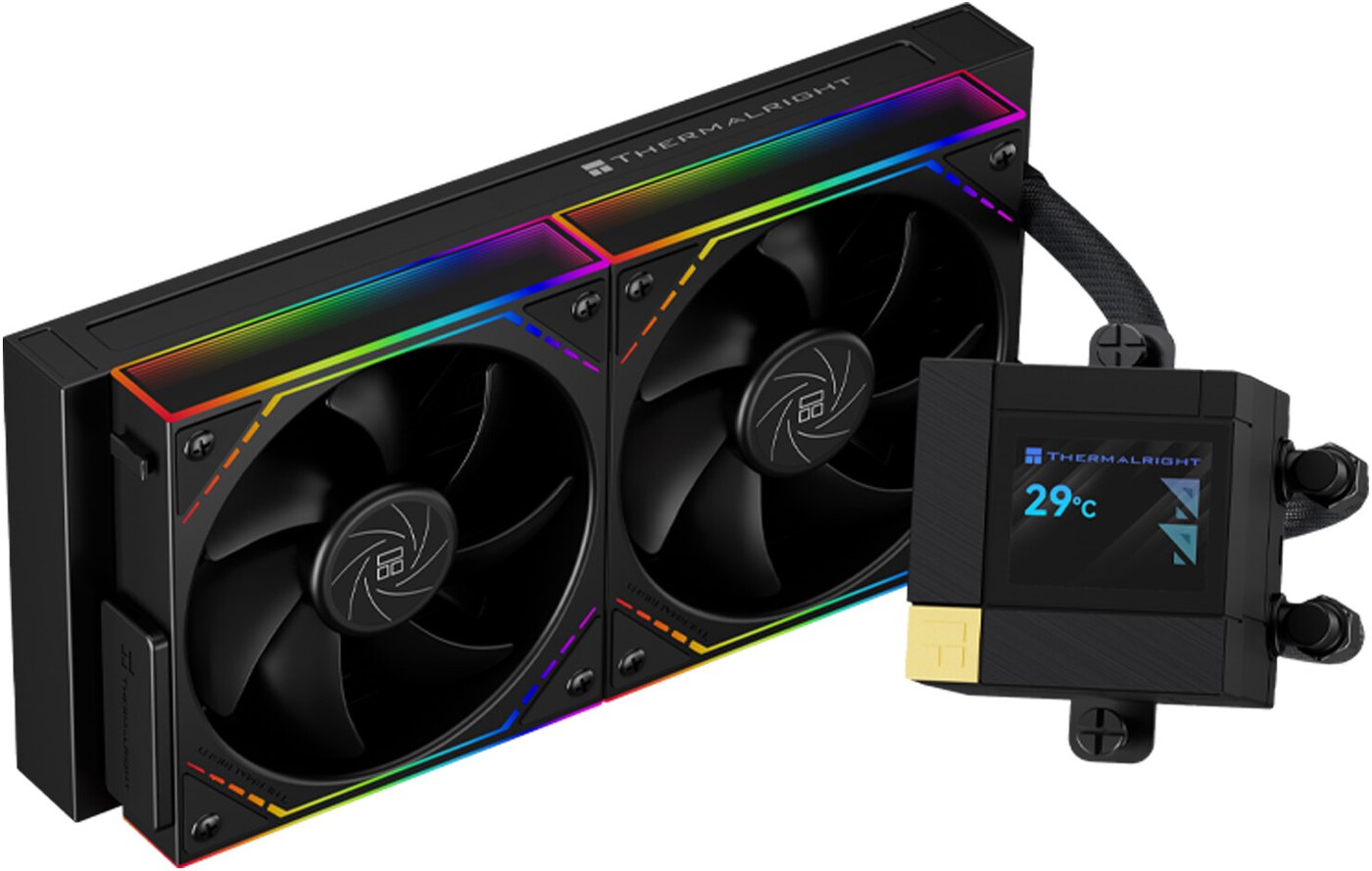 

Система жидкостного охлаждения для процессора Thermalright Core Matrix 240 Vision ARGB (черный)