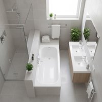 Ванна Lauter Brio 160 21S1600 + сифон 21Y31000 (с ножками, с шумоизоляцией)