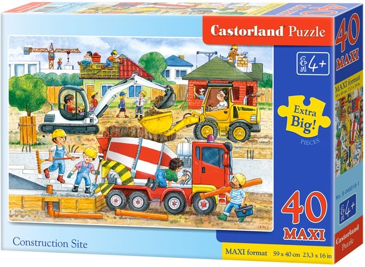 

Пазл Castorland Строительная площадка B-040018