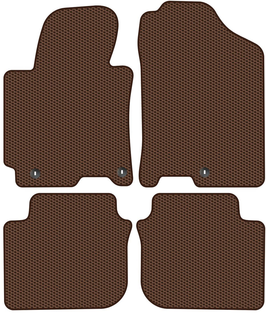 

Комплект ковриков для авто Alicosta Hyundai Elantra V (седан / MD) 2010 - 2016 (коричневый, сота)