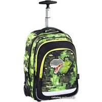 Дорожный рюкзак Step by Step BaggyMax Trolley Green Dino