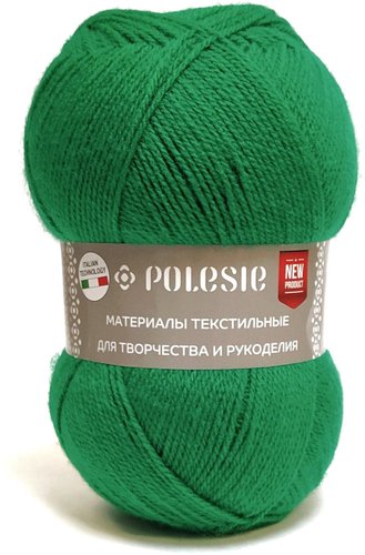Пряжа для вязания Полесье Фаворит new 100 г 385 м (сочный зеленый)
