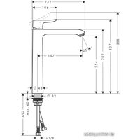 Смеситель Hansgrohe Metris 31184000