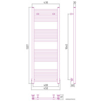 Полотенцесушитель Сунержа Модус 1200х400 15-0250-1240