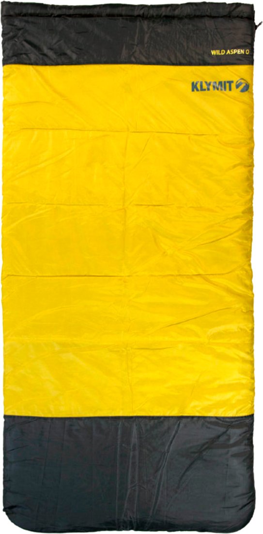 

Спальный мешок Klymit Wild Aspen 0 Rectangle 13WRYL00D (черно-желтый)