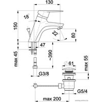 Смеситель Armatura Topaz 4012-815-00