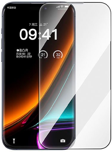 

Защитное стекло Baseus Crystalline Series Full-Coverage HD Tempered Glass для iPhone 16 Pro Max/15 Pro Max