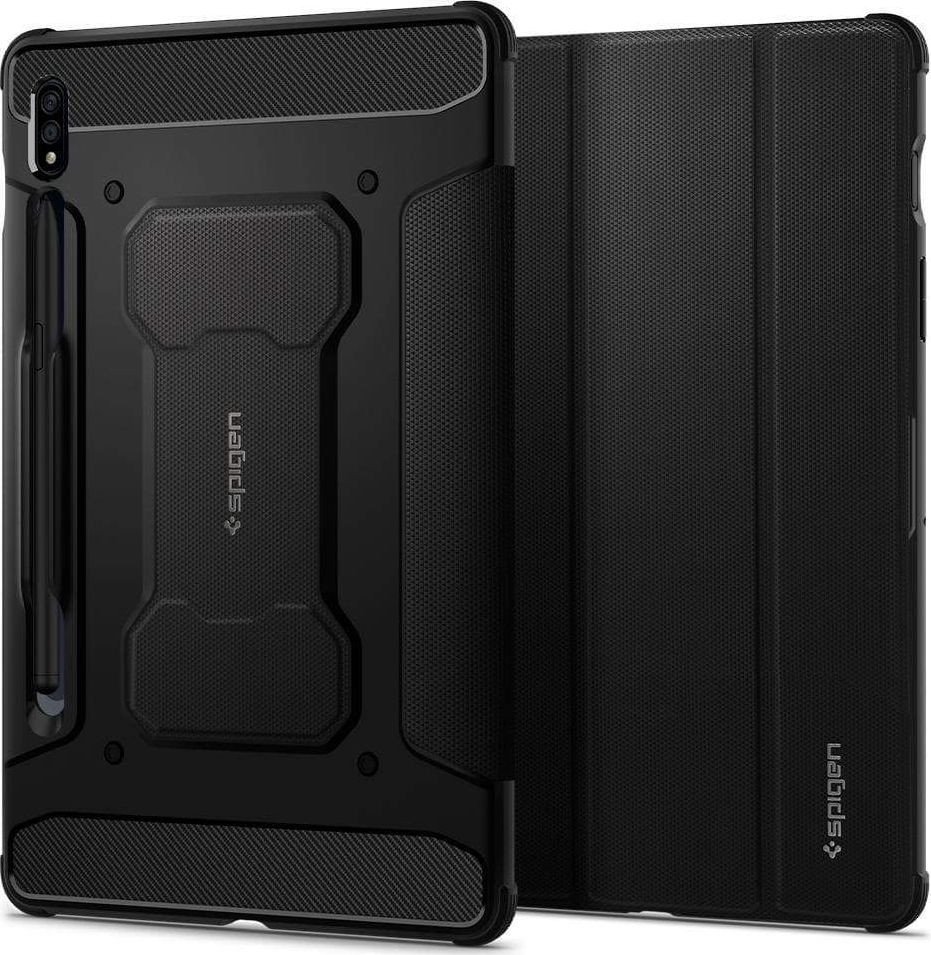 

Чехол для планшета Spigen Rugged Armor Pro для Galaxy Tab S8/Tab S7 (черный)