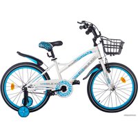 Детский велосипед Mobile Kid Slender 20 (белый/голубой)